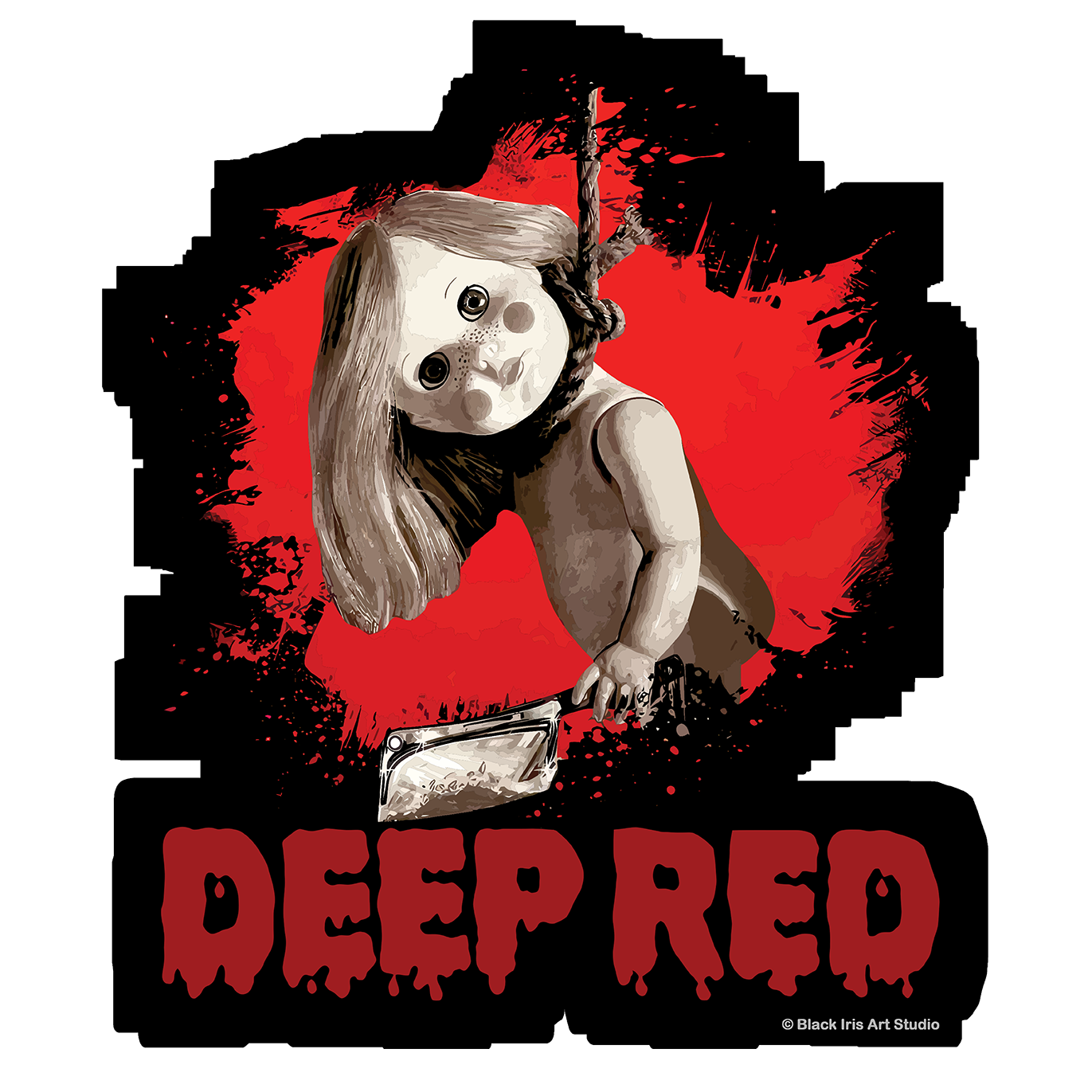 Deep Red Sticker Pack