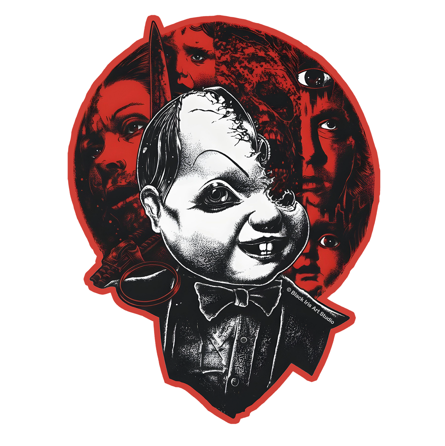 Sticker - Deep Red 2